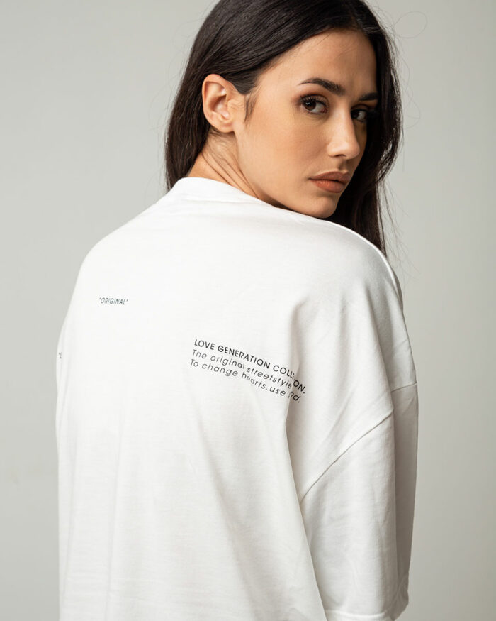 T-Shirt Boyfriend TLO255 White