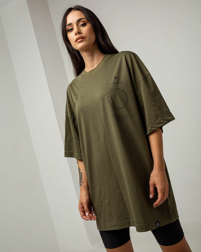 T-Shirt Boyfriend TLO262 Khaki