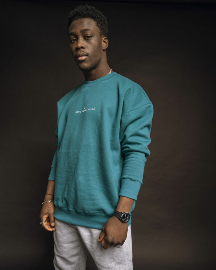 Sweatshirt OS209 Πετρόλ