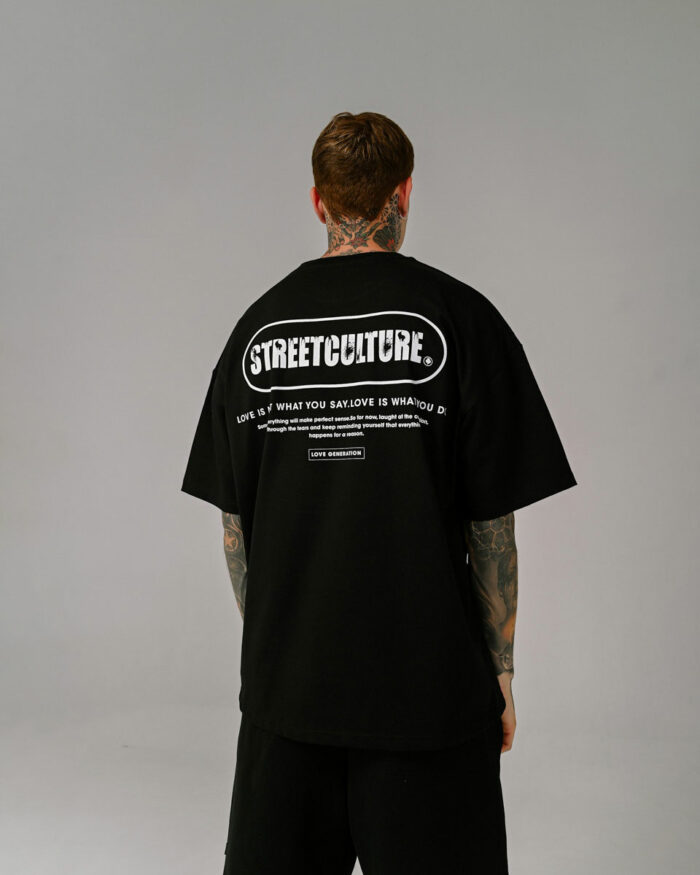 Oversized T-Shirt TLO302 Black