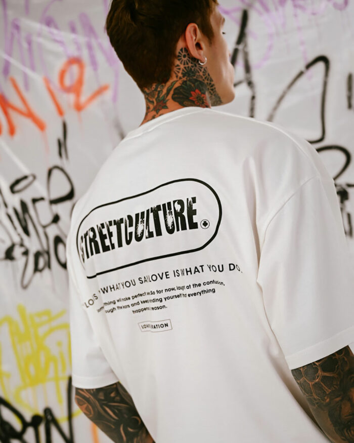 Oversized T-Shirt TLO302 Off-White