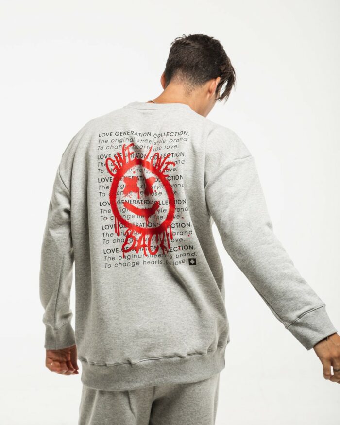 Sweatshirt OS322 Grey