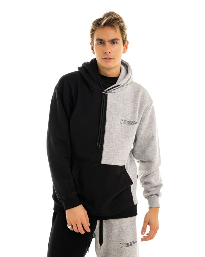 Hoodie Doublecolor Limited Edition HD314 Black-Grey