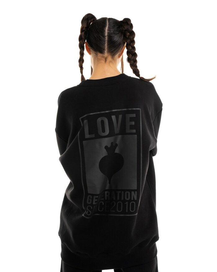 Sweatshirt OS132B Full Black