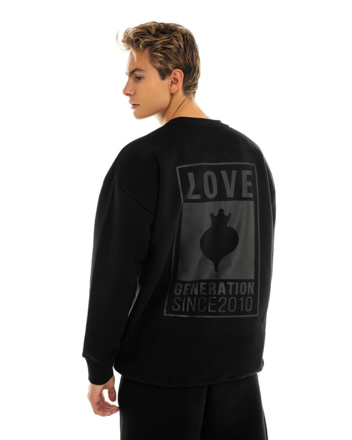 Sweatshirt OS132B Full Black