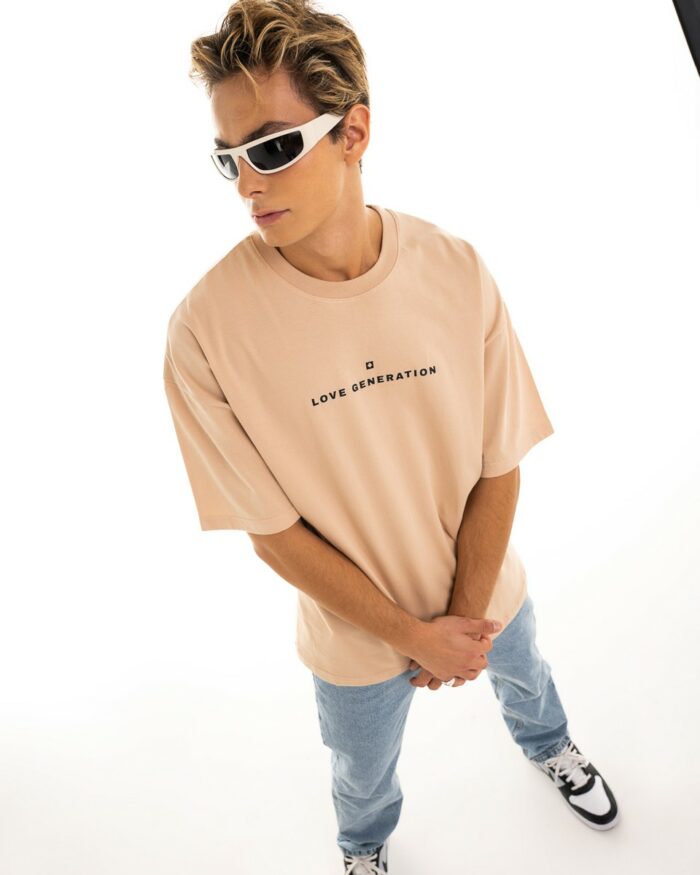 Oversized T-Shirt TLO339 Nude
