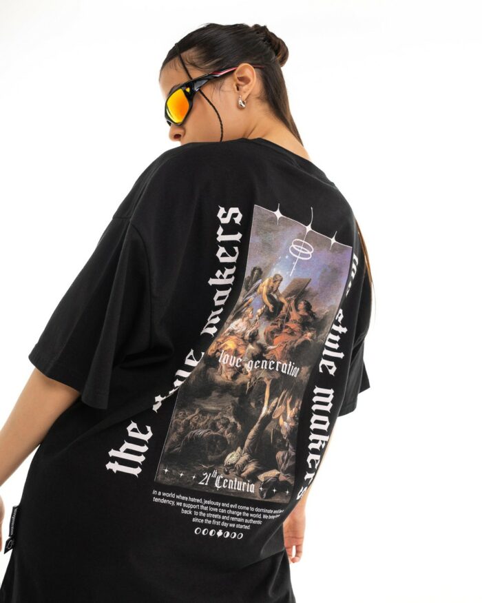 T-Shirt Boyfriend TLO341 Black