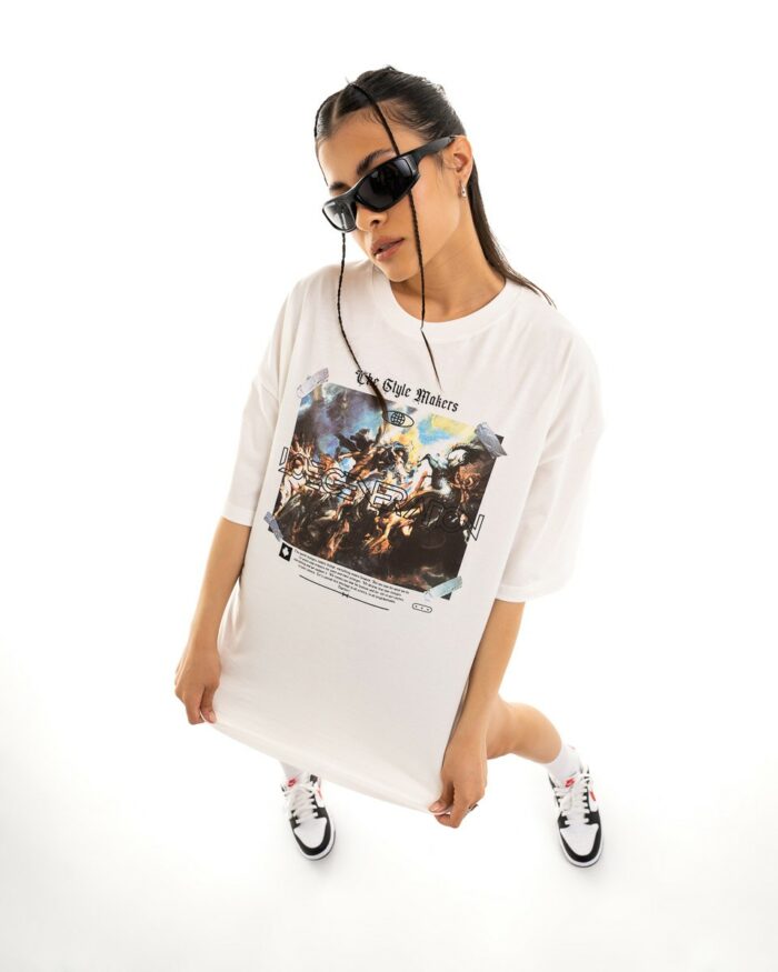 T-Shirt Boyfriend TLO341 Off-White