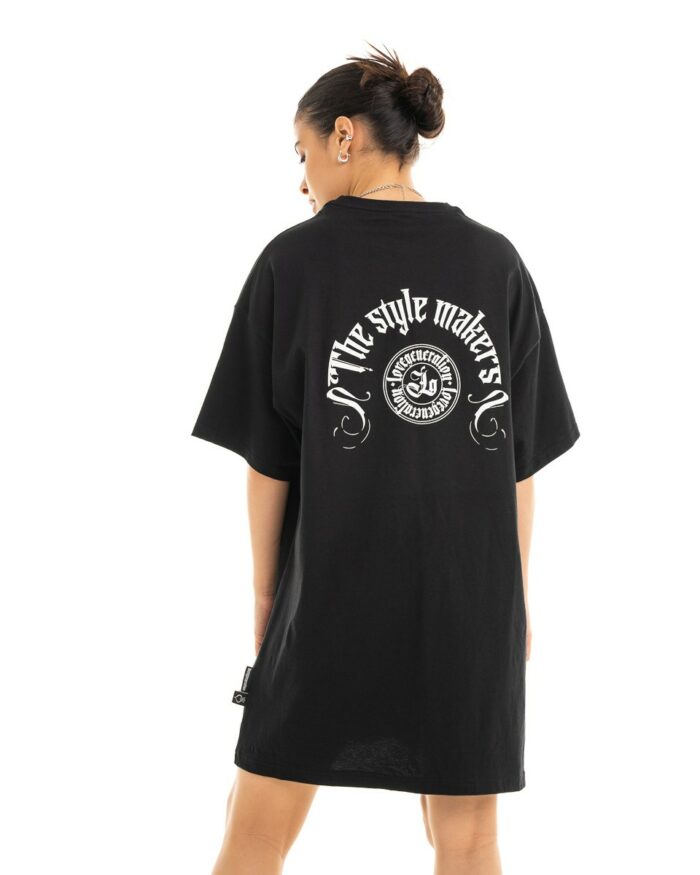 Oversized Dress D273 Black