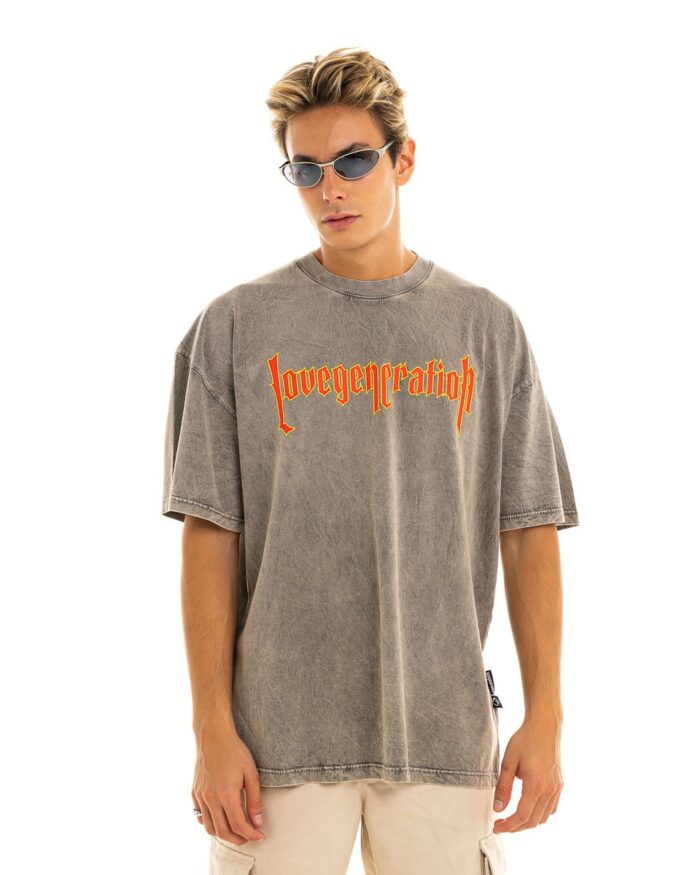 Oversized T-Shirt TDO336D Grey