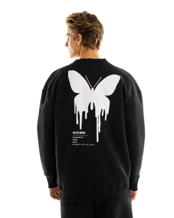 Oversized Sweatshirt OS325 Black
