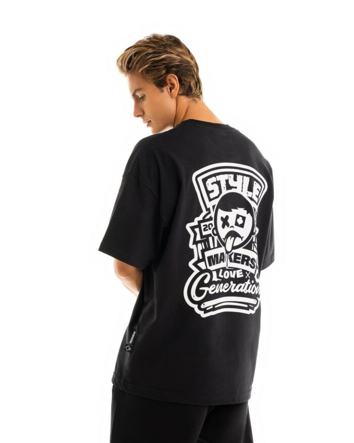 Oversized T-Shirt TLO345 Black