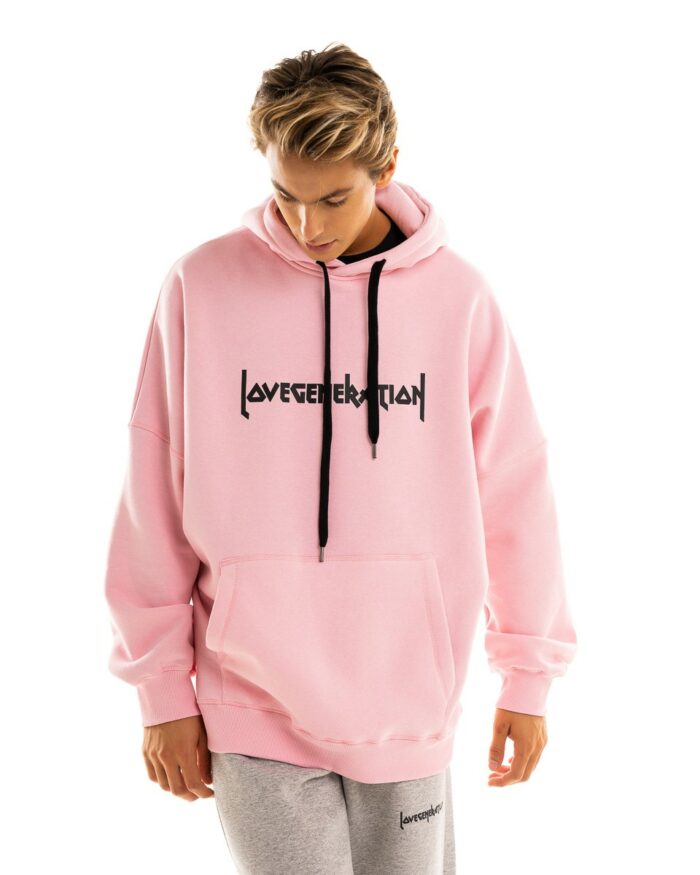 Super Oversized Hoodie HS361 Pink