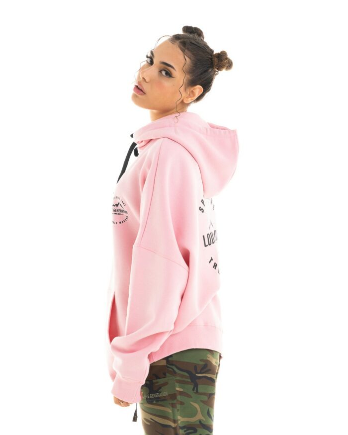 Boyfriend Super Oversized Hoodie HS357 Pink