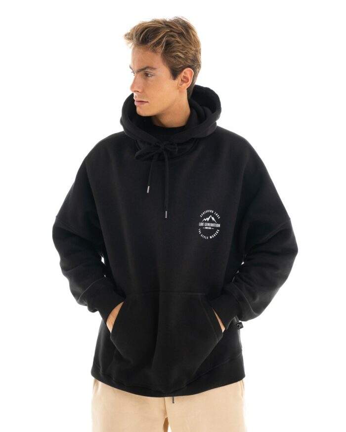 Super Oversized Hoodie HS357 Black