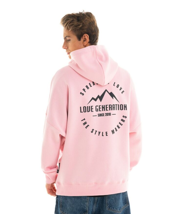Super Oversized Hoodie HS357 Pink