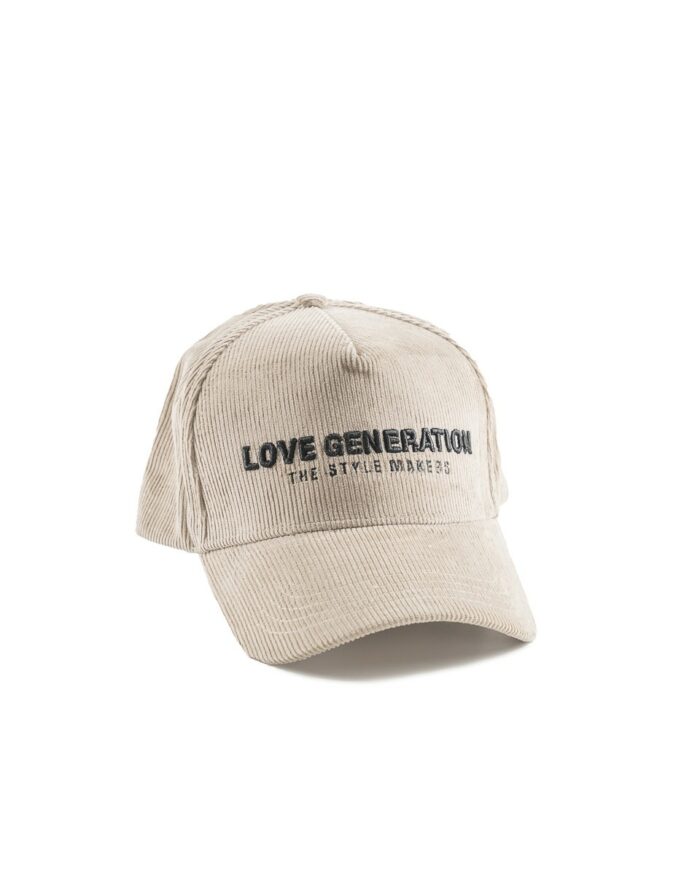 Cap Beige Κοτλε H365K