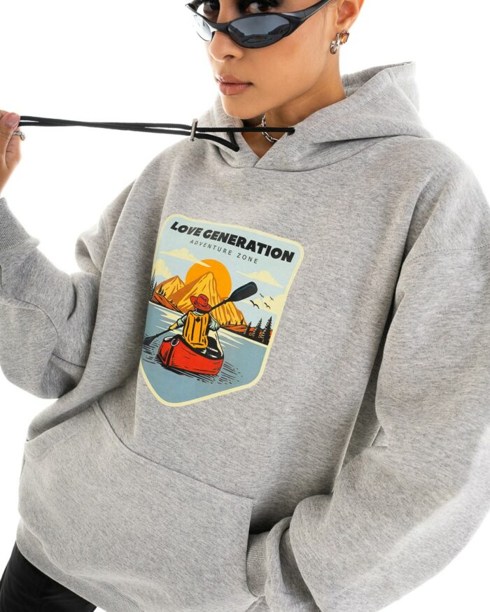 Hoodie HD364 Grey