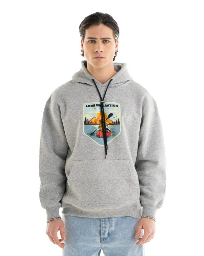 Hoodie HD364 Grey