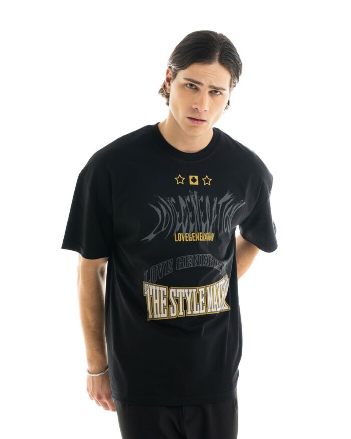 Oversized T-shirt TLO349 Black