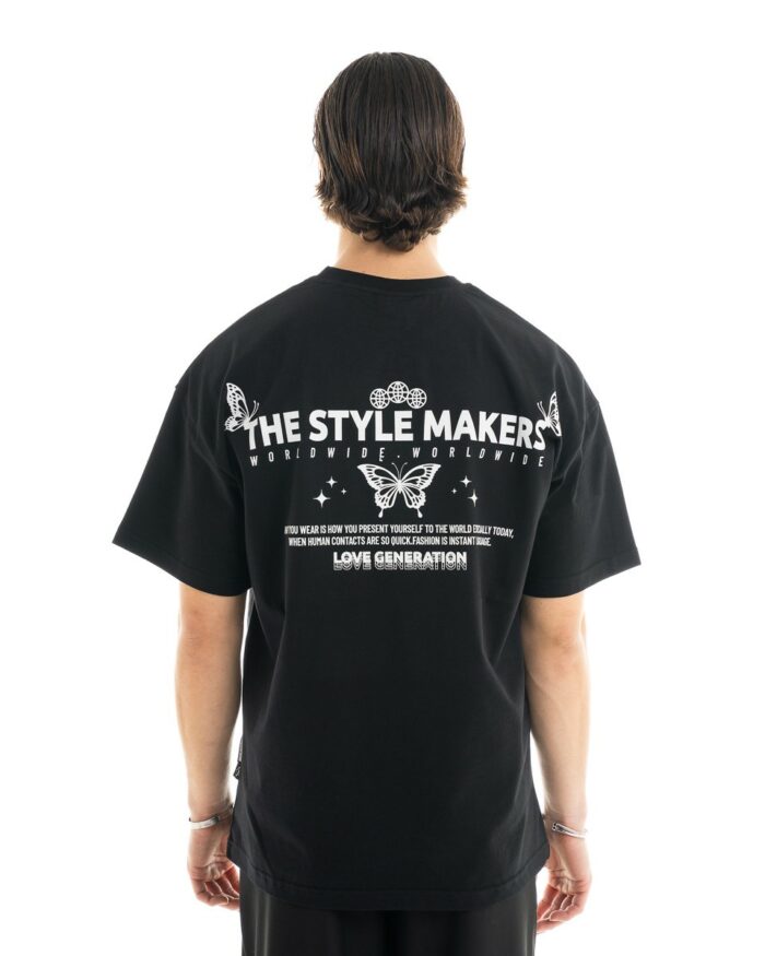 Oversized T-shirt TLO353 Black