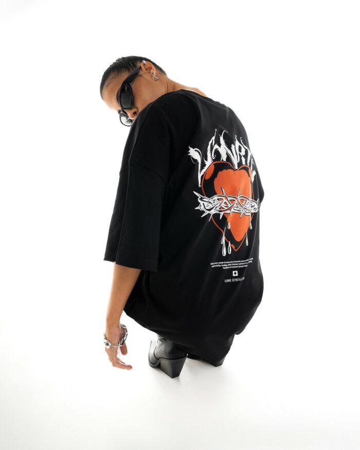 T-Shirt Boyfriend TLO362 Black