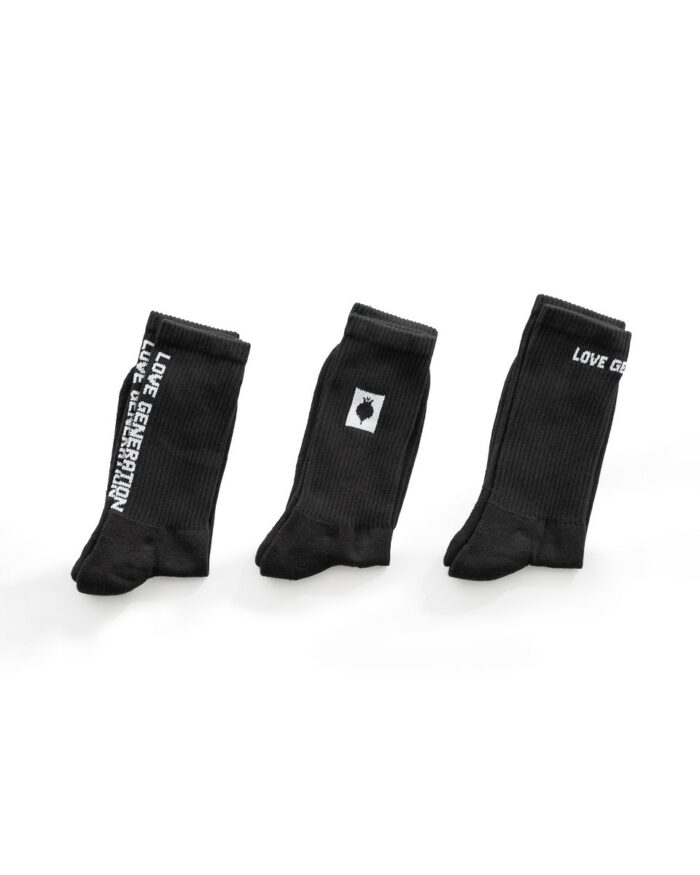 Socks Black Combo 3 Pack