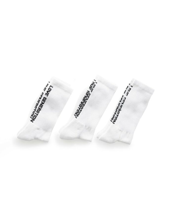 Socks Line White 3 Pack