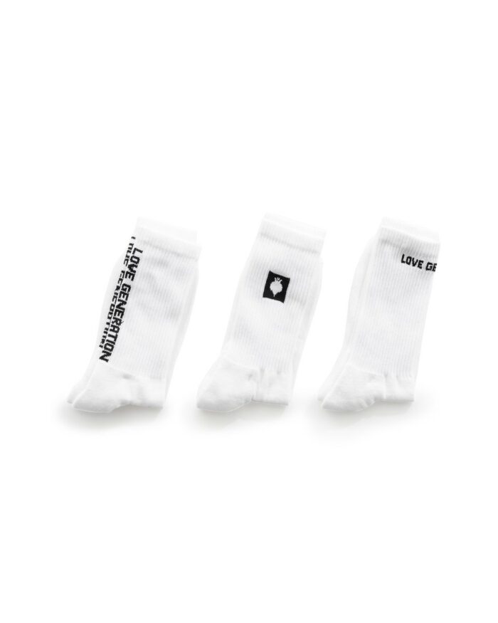 Socks White Combo 3 Pack
