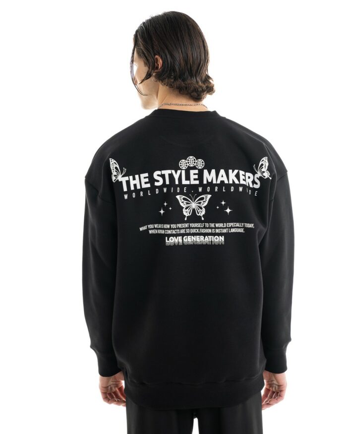 Sweatshirt OS353 Black