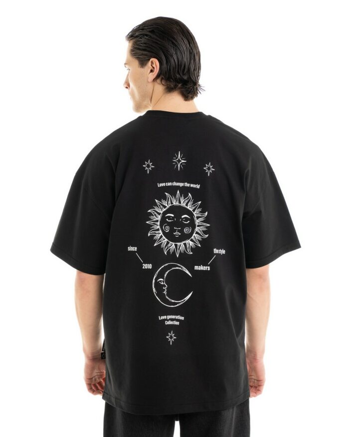 Oversized T-shirt TLO374 Black