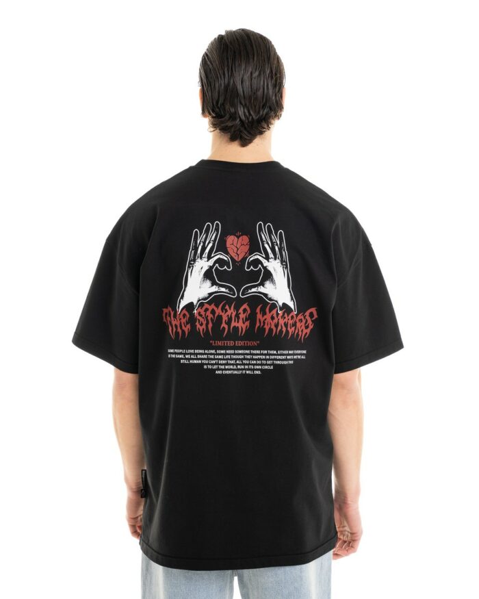 Oversized T-shirt TLO375 Black