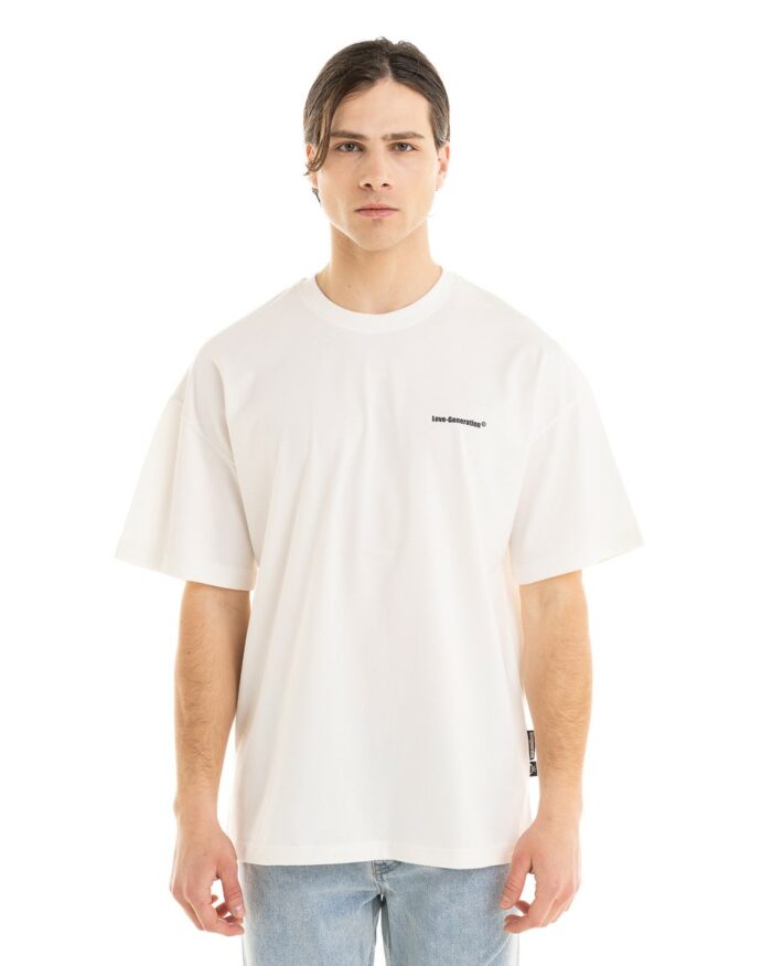 Oversized T-shirt TLO380 Off-White