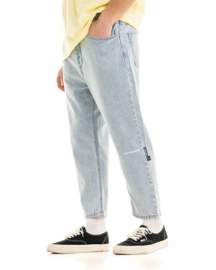 Jeans Light Blue Crop Fit 365