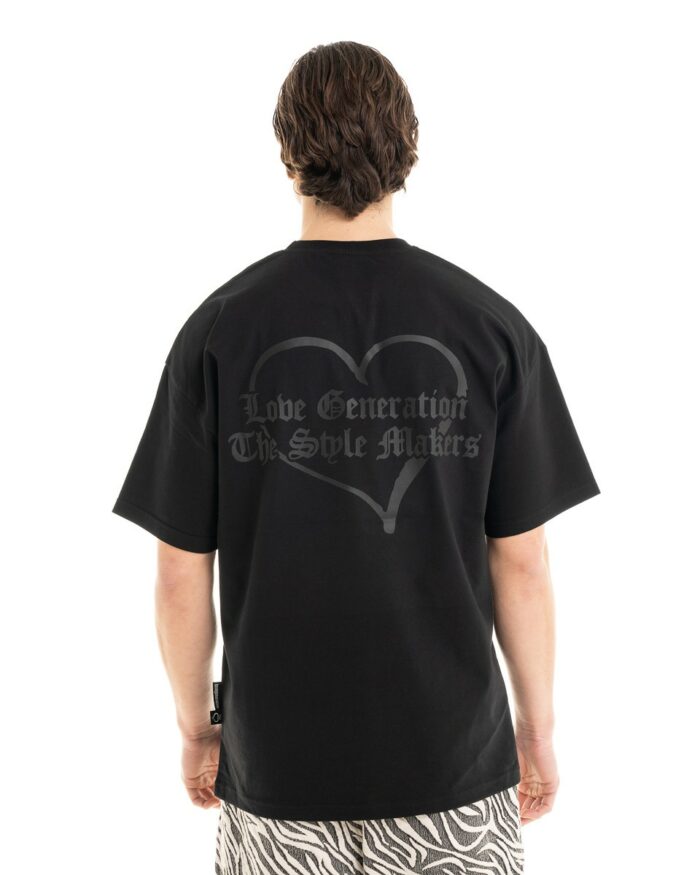 Oversized T-shirt TLO373B Black