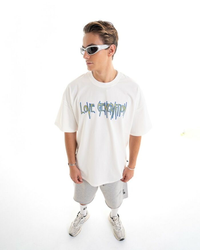 Oversized T-shirt TLO382 Off-White