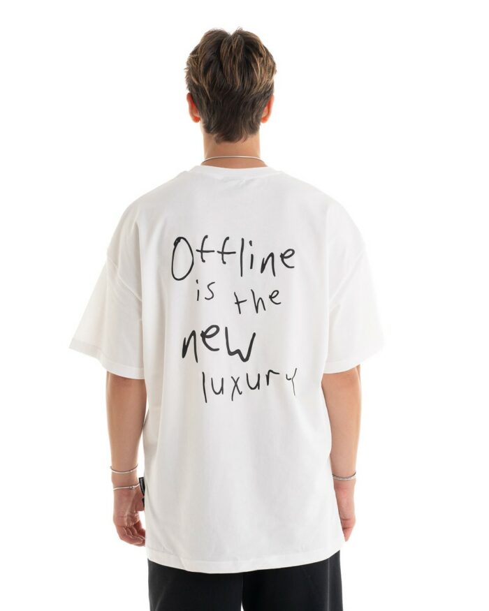Oversized T-shirt TLO386 Off-White