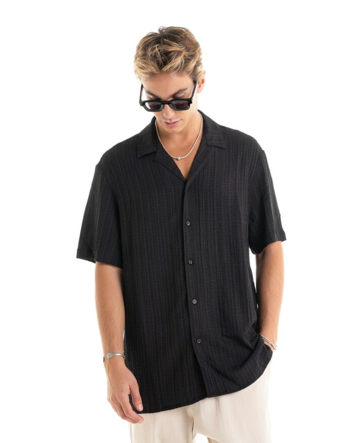 Short Sleeve Shirt Desert Black