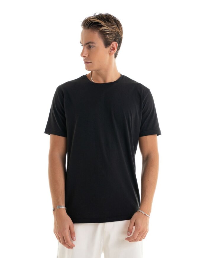 Slim Fit T-shirt ST000 Black