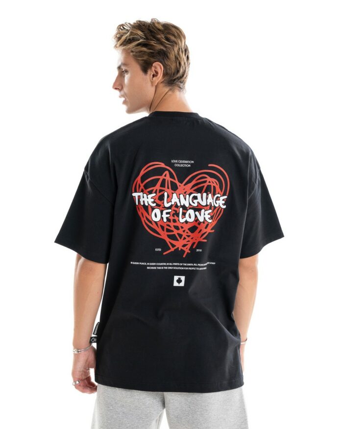 Oversized T-Shirt TLO393 Black