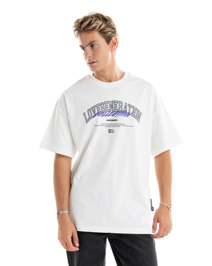 Oversized T-Shirt TLO400 Off-White
