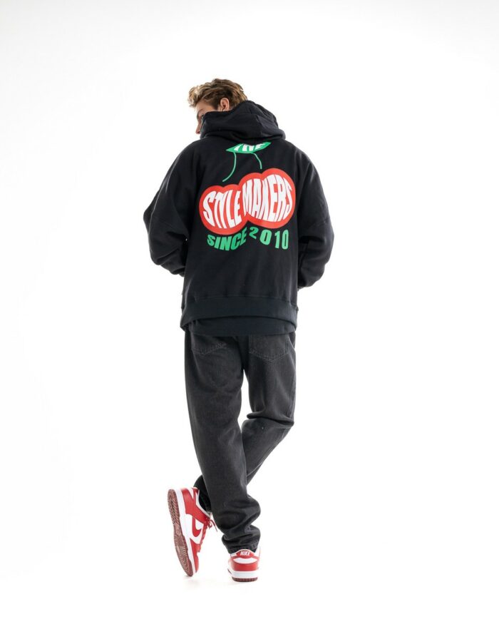 Super Oversized Hoodie HS391 Black