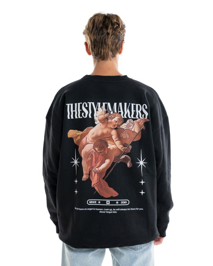 Sweatshirt OS387 Black