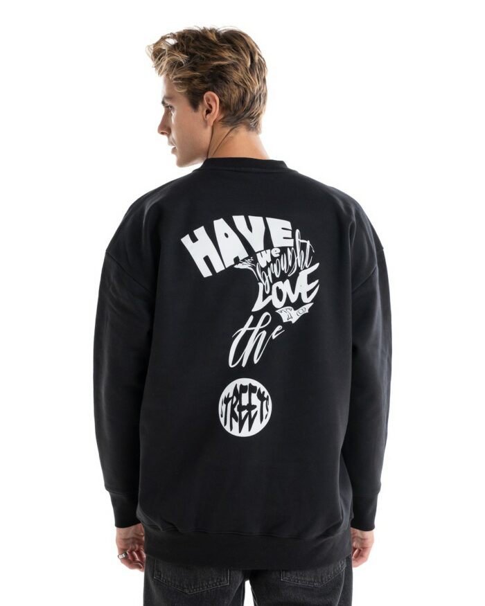 Sweatshirt OS389 Black