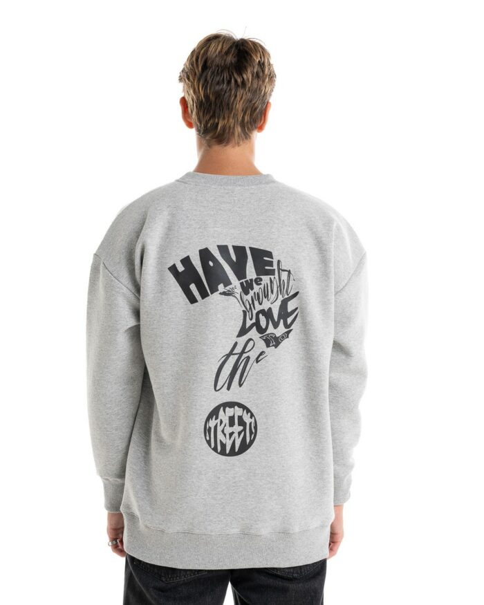Sweatshirt OS389 Grey