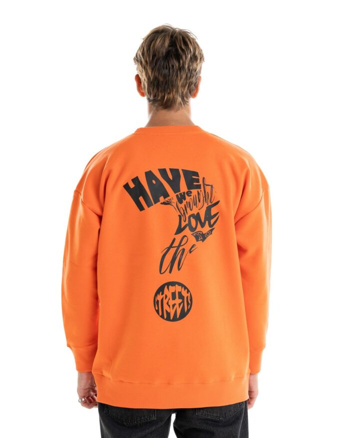 Sweatshirt OS389 Orange