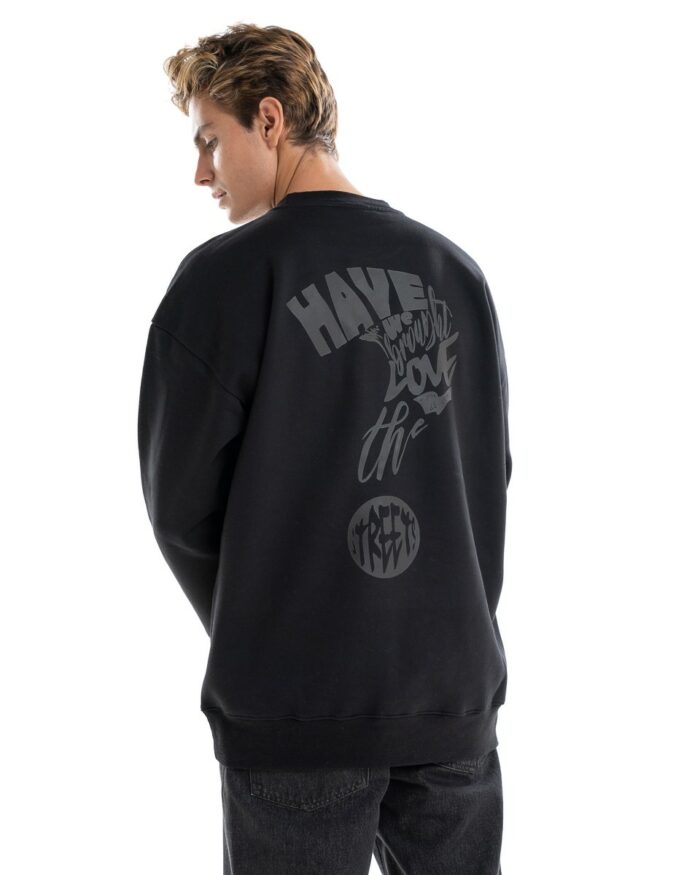 Sweatshirt OS389B Black