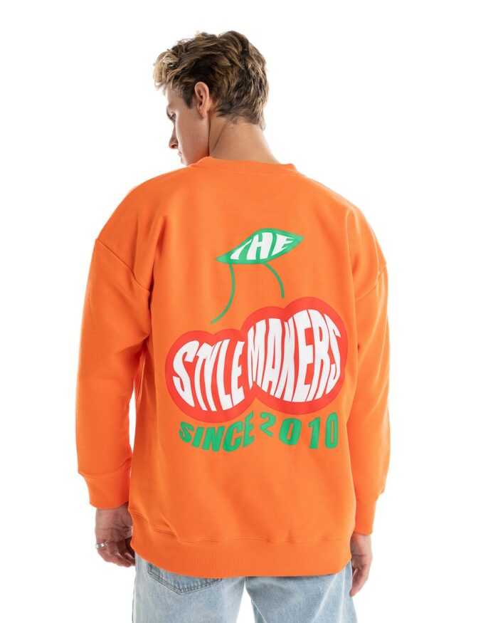 Sweatshirt OS391 Orange