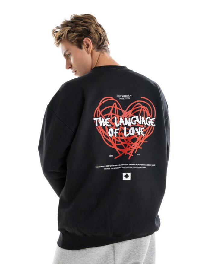 Sweatshirt OS393 Black