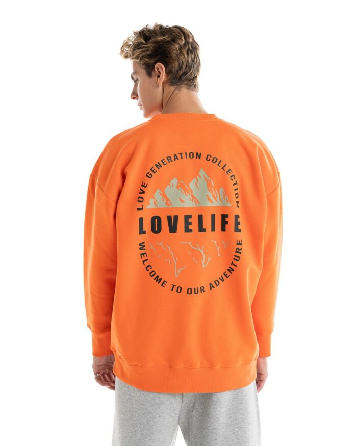 Sweatshirt OS396 Orange